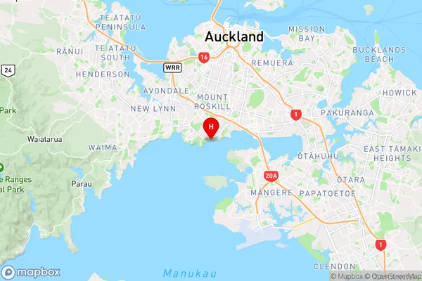 Wesley Bay,Auckland Region Map