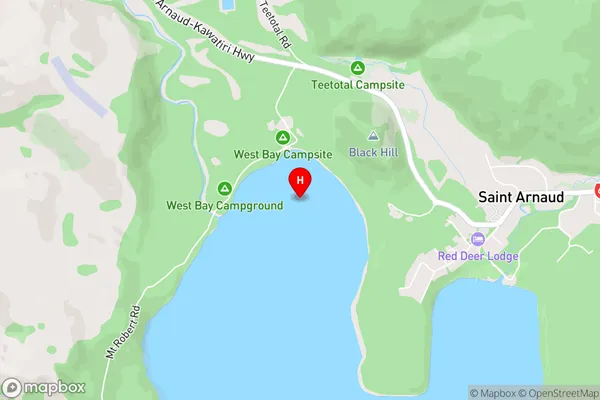West Bay,Tasman Area Map