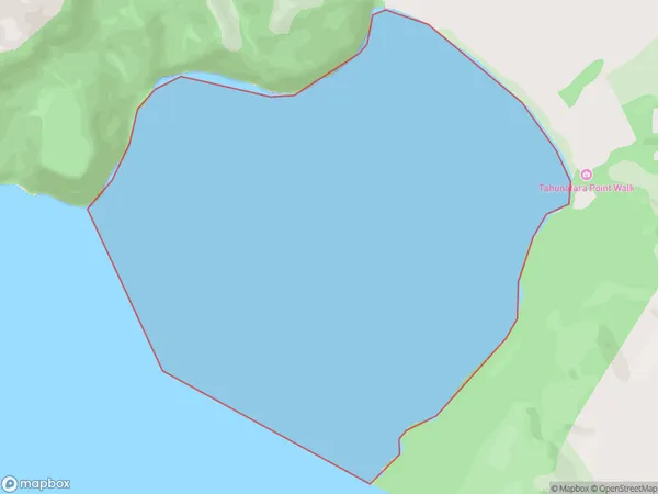 Whakaipo Bay, Waikato Polygon Area Map