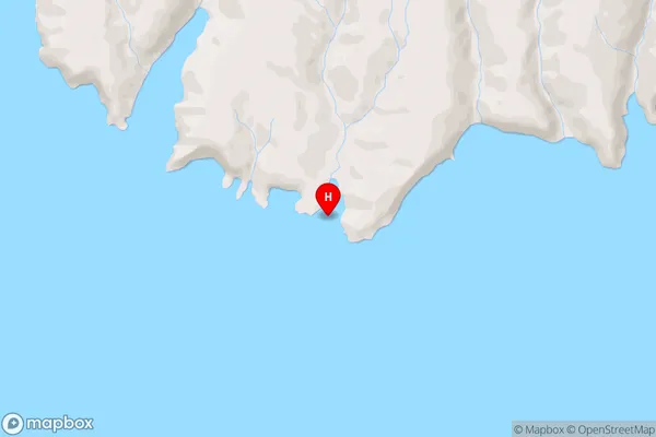 Whakamoa Bay,Canterbury Area Map