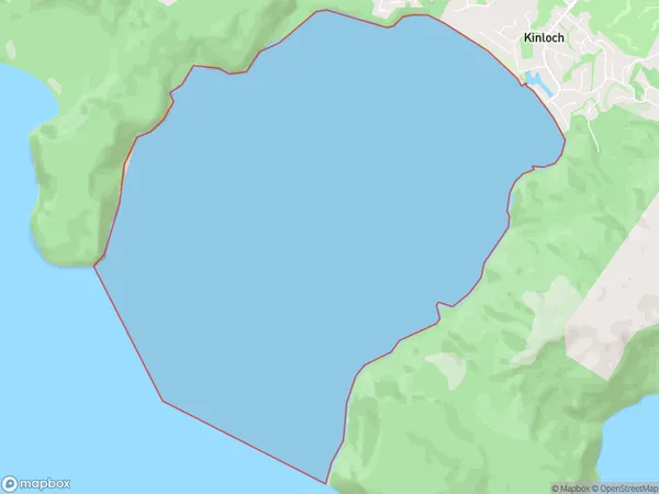 Whangamata Bay, Waikato Polygon Area Map