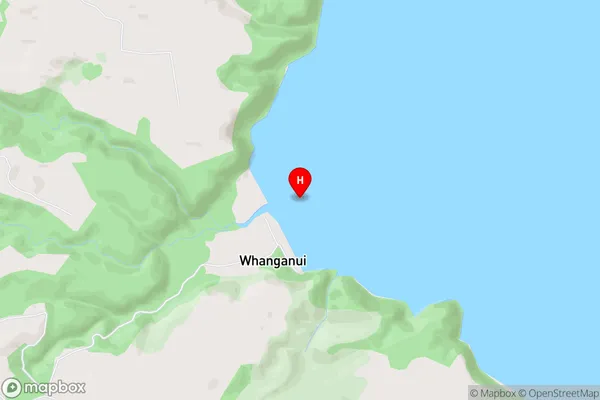 Whanganui Bay,Waikato Area Map