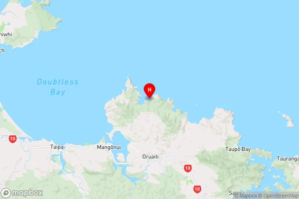 Whangarino Bay,Northland Region Map