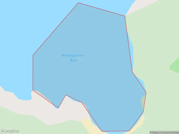 Whangarino Bay, Northland Polygon Area Map