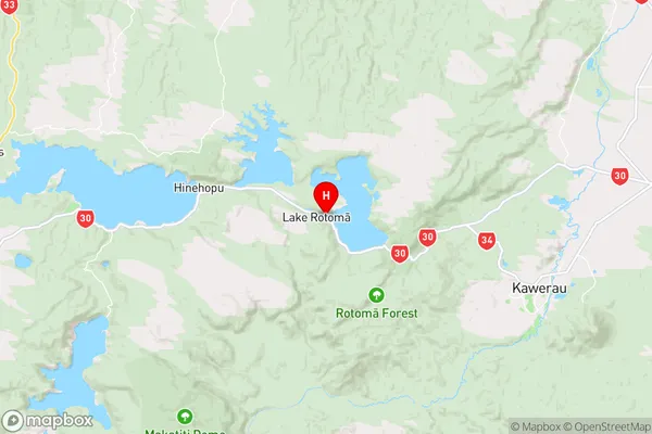 Whangaroa Inlet,Bay of Plenty Region Map