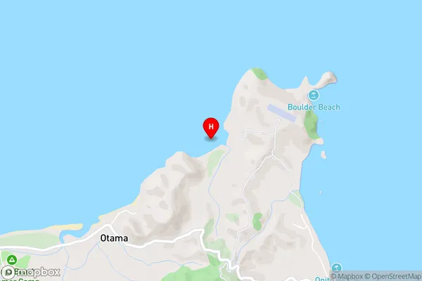 Whaorei Bay,Waikato Area Map