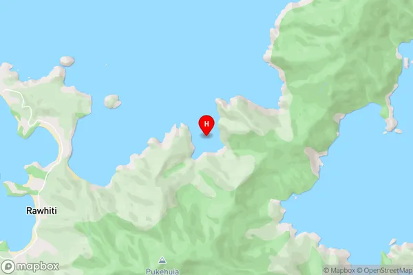 Whapukapirau Bay,Northland Area Map