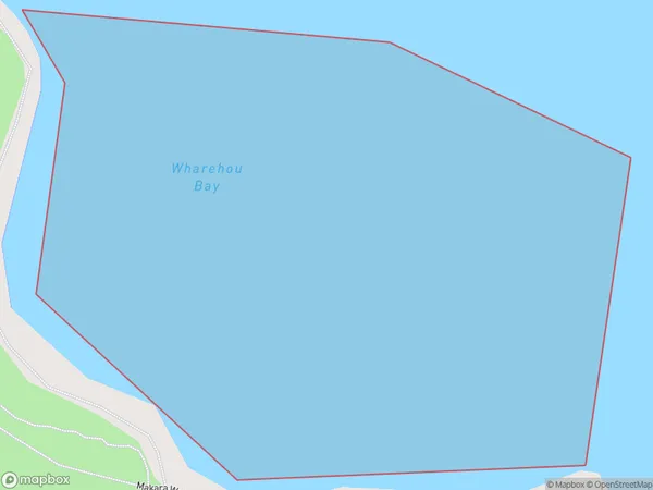 Wharehou Bay, Wellington Polygon Area Map