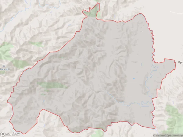 MacDonald Downs, Canterbury Polygon Area Map