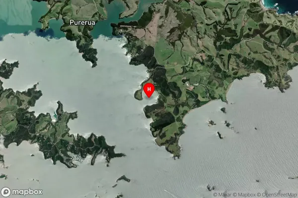 Wharengaere Bay,Northland Satellite Map