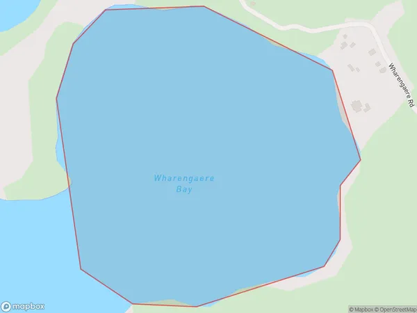 Wharengaere Bay, Northland Polygon Area Map