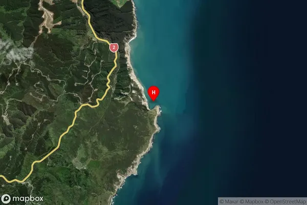 Whareongaonga Bay,Gisborne Satellite Map