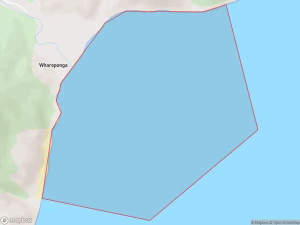 Whareponga Bay, Gisborne Polygon Area Map