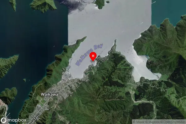 Wharetukura Bay,Marlborough Satellite Map