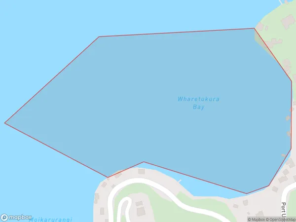 Wharetukura Bay, Marlborough Polygon Area Map