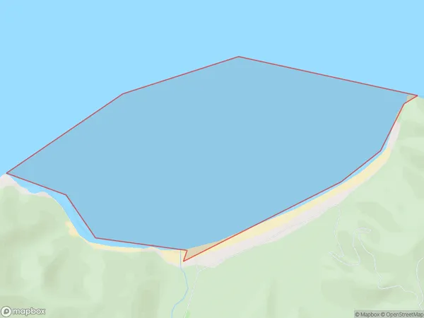 Whariwharangi Bay, Tasman Polygon Area Map