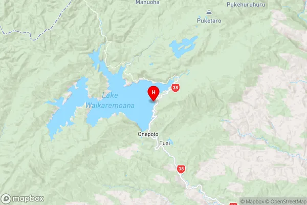 Whatapo Bay,Hawke's Bay Region Map