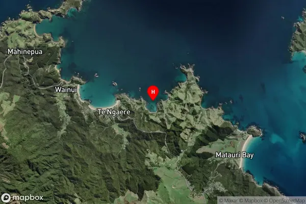 Whau Bay,Northland Satellite Map