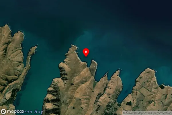 Whitehead Bay,Canterbury Satellite Map