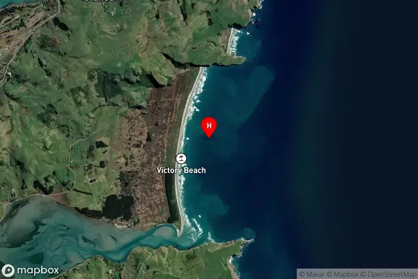 Wickliffe Bay,Otago Satellite Map