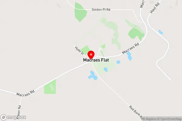 Macraes,Otago Area Map