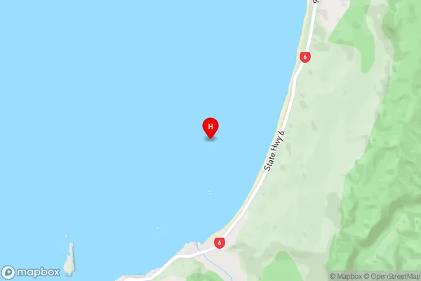 Woodpecker Bay,West Coast Area Map