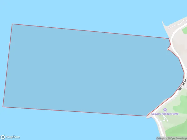 York Bay, Wellington Polygon Area Map