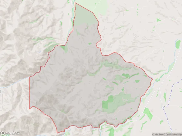 Maerewhenua, Canterbury Polygon Area Map