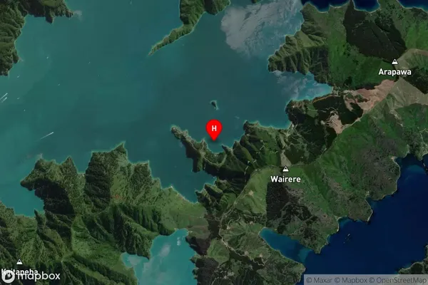 Ahitarakihi Bay,Marlborough Satellite Map