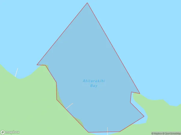 Ahitarakihi Bay, Marlborough Polygon Area Map