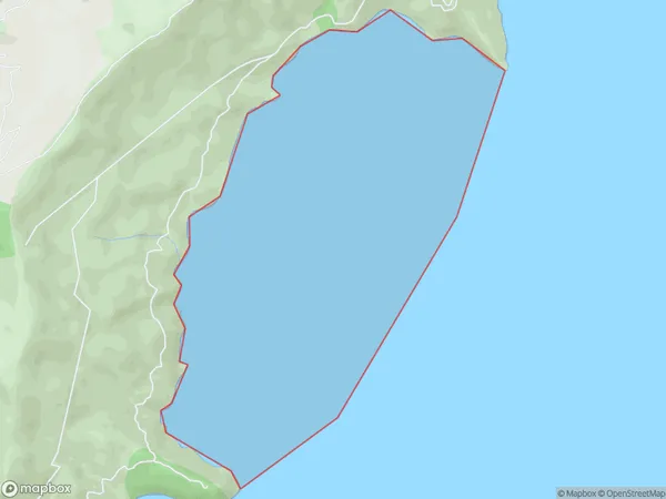 Annie Bay, Marlborough Polygon Area Map