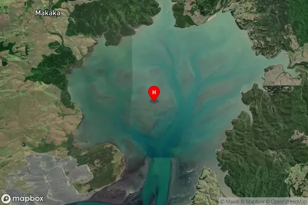 Aotea Harbour,Waikato Satellite Map