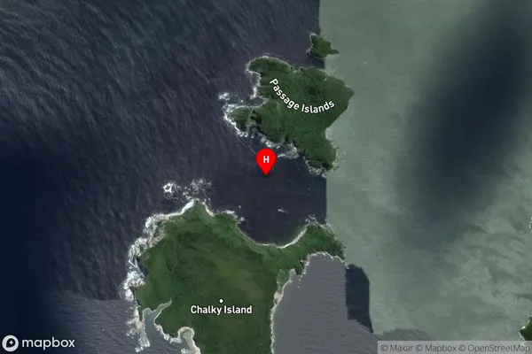 Bad Passage,Southland Satellite Map