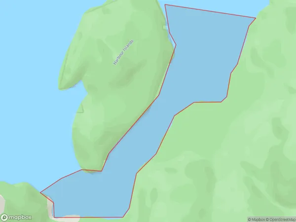Beach Harbour, Otago Polygon Area Map