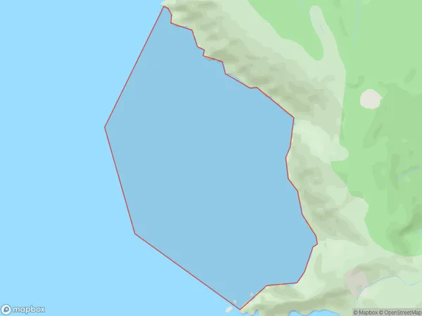 Big Bight, Southland Polygon Area Map