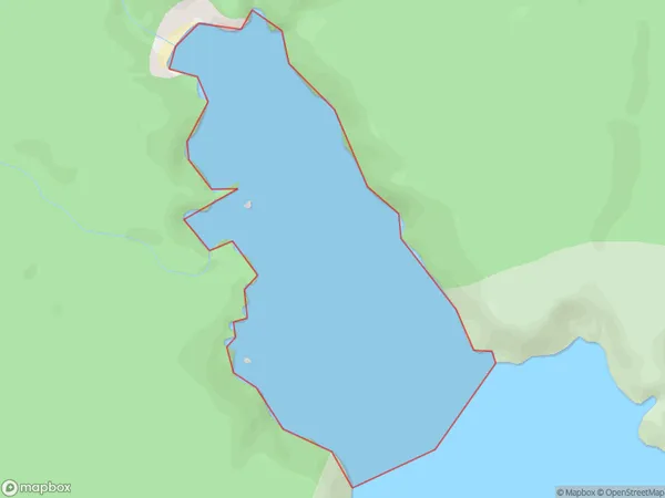 Big Kuri Bay, Southland Polygon Area Map