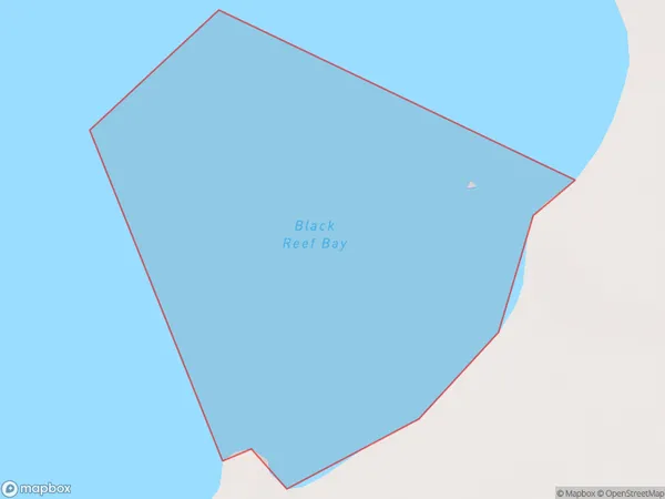 Black Reef Bay, Marlborough Polygon Area Map