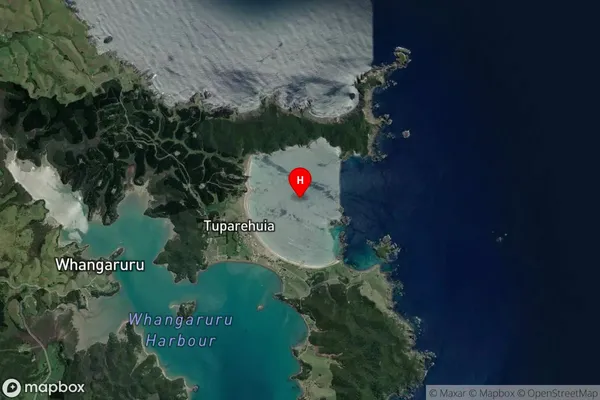 Bland Bay,Northland Satellite Map