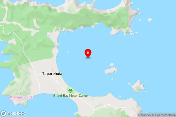 Bland Bay,Northland Area Map
