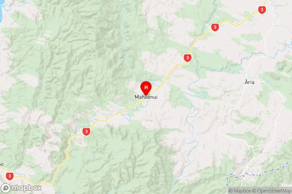 Mahoenui,Waikato Region Map