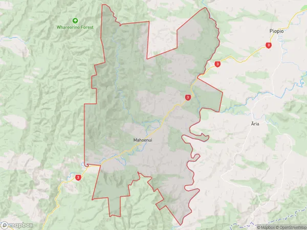 ZipCode 3978 Map for Mahoenui