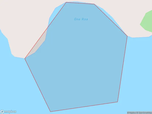 Boulder Bay, Otago Polygon Area Map