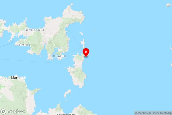 Bryants Bay,Auckland Region Map