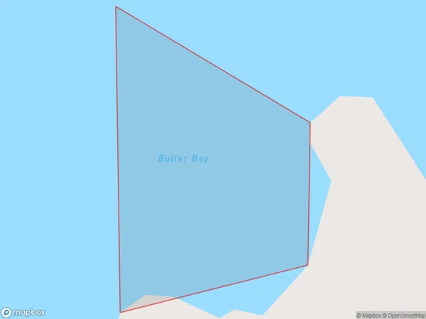 Buller Bay, Otago Polygon Area Map