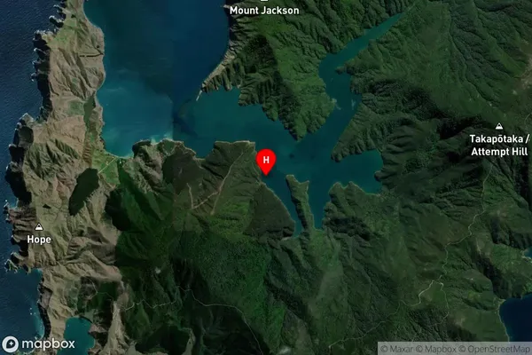 Bullock Bay,Marlborough Satellite Map