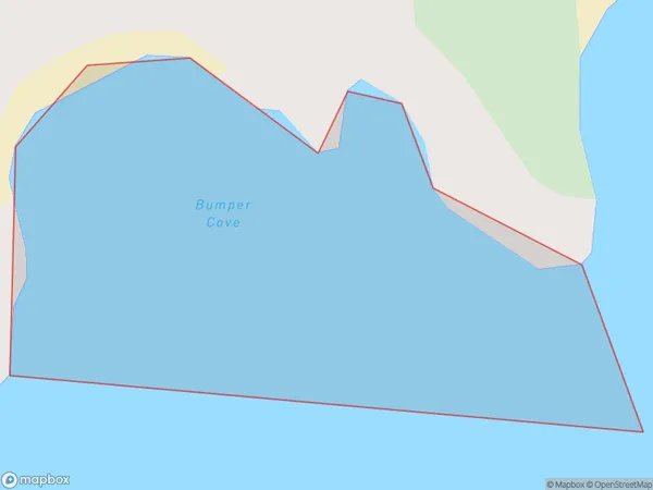 Bumper Cove, Waikato Polygon Area Map