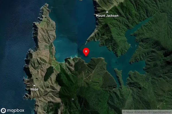 Camping Bay,Marlborough Satellite Map