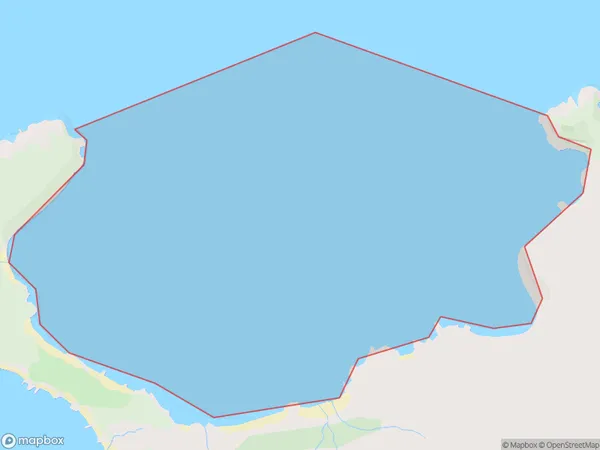 Caroline Bay, Otago Polygon Area Map