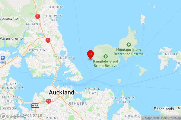 Coast Guard Bay,Auckland Region Map