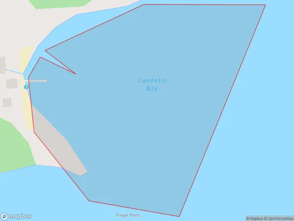 Connells Bay, Auckland Polygon Area Map